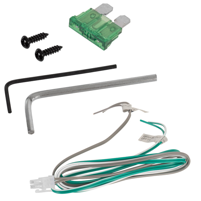 QB10SPA 1200W Peak (350W RMS) Single 10" Amplified Ported Loaded Subwoofer Enclosure with Remote Bass Knob