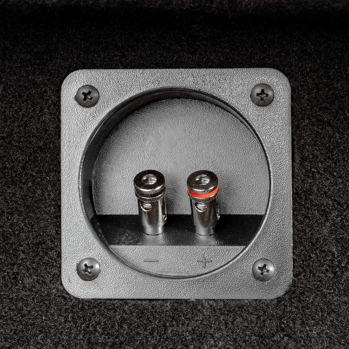 Custom Fit Dual 12" Sealed Up Firing Empty Subwoofer Enclosure for 2014-2018 Chevrolet Silverado and GMC Sierra Double Cab Trucks | VE-GM-SLVDCG3-D12S