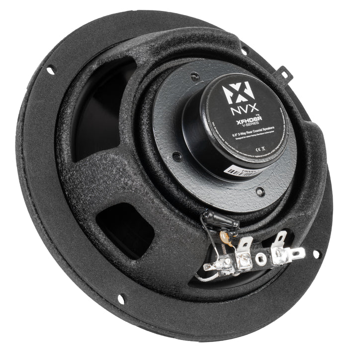 XFHD6R 600W Peak (300W RMS) 6.5" XF-Series 2-Ohm Rear Tour-Pak Speakers for Select 2014-up Harley-Davidson Touring Model Motorcycles