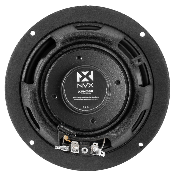 XFHD6R 600W Peak (300W RMS) 6.5" XF-Series 2-Ohm Rear Tour-Pak Speakers for Select 2014-up Harley-Davidson Touring Model Motorcycles
