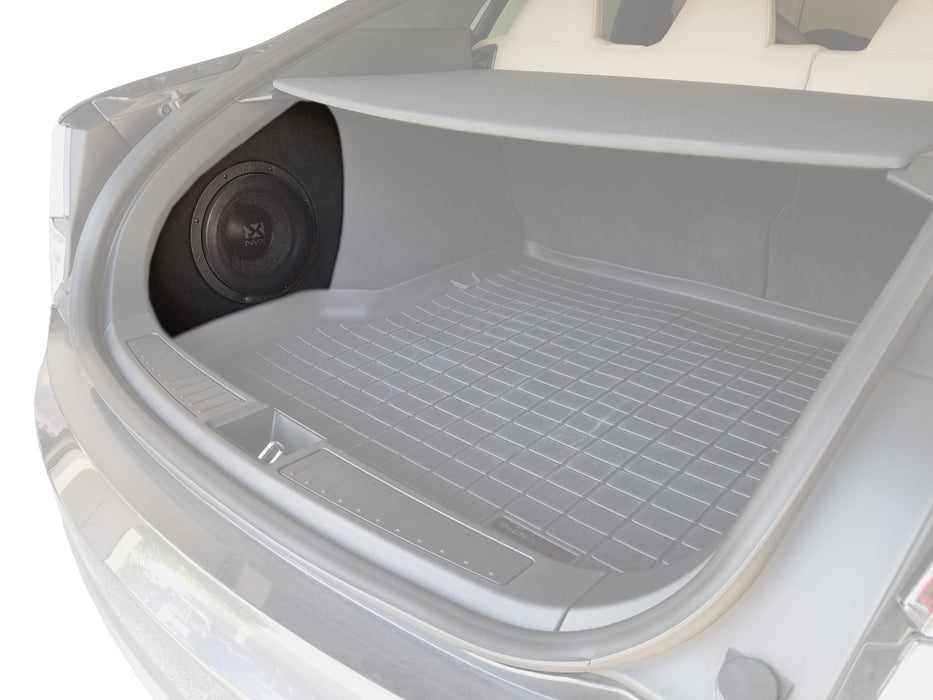 2012-2020 Tesla Model S - 800W RMS Custom 10" Loaded Subwoofer Enclosure | NVX BE-TSLAS-VCW104