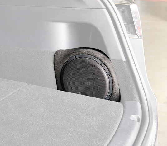 2020-2023 Tesla Model Y - Custom 500W RMS 10" Loaded Subwoofer Enclosure | NVX BE-TSLAY-G1P (Passenger Side)